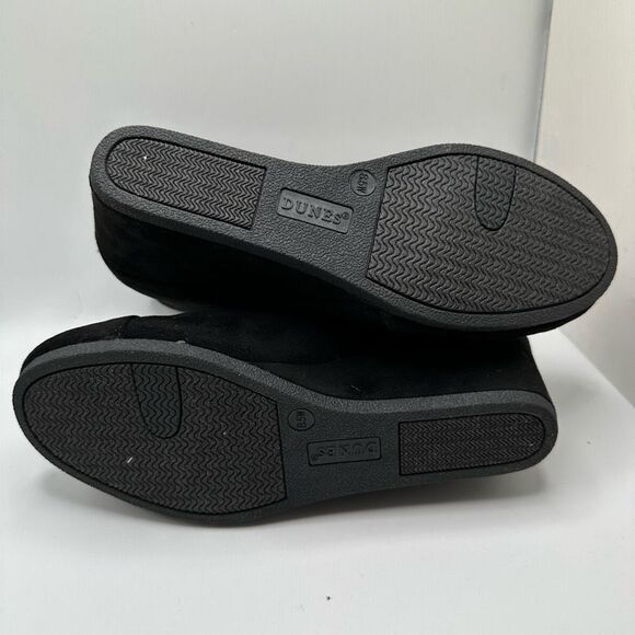 DUNES Women's Wedge Bootie 8.5 WIDE BLACK - Picture 5 of 7